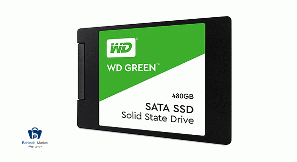 مشخصات ، قیمت و خرید هارد SSD وسترن دیجیتال مدل GREEN ظرفیت 480 گیگابایت