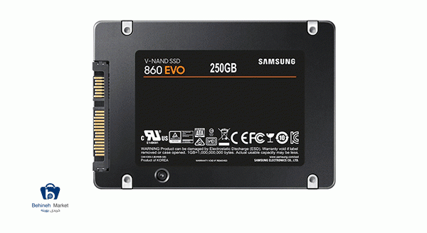 مشخصات ، قیمت و خرید هارد SSD  سامسونگ 250 گیگابایت مدل EVO 860