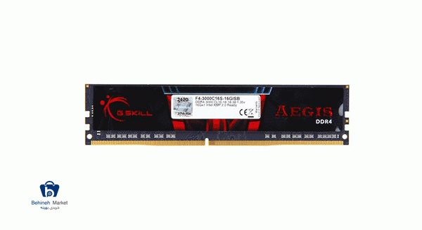 رم دسکتاپ جی.اسکیل مدل AEGIS 16GB 3200MHz CL16