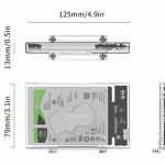 مشخصات ، قیمت و خرید باکس اکسترنال هارد 2.5 اینچی SATA3.0  اوریکو مدل2159U3
