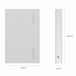مشخصات، قیمت و خرید باکس اکسترنال هارد 2.5 اینچی USB3.0  اوریکو مدل 2518S3