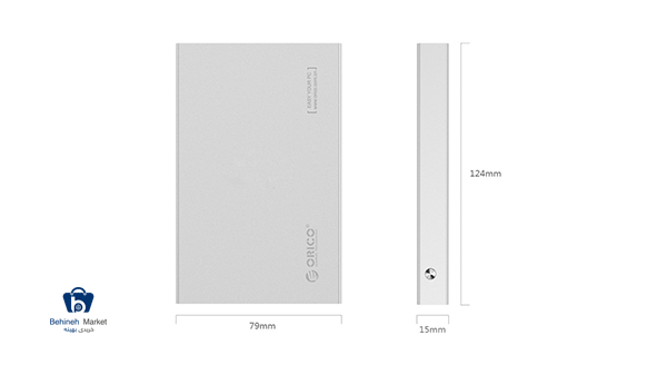مشخصات، قیمت و خرید باکس اکسترنال هارد 2.5 اینچی USB3.0  اوریکو مدل 2518S3