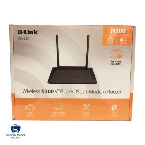 مودم روتر بی سیم ADSL2 Plus و VDSL2 دی لینک DSL-224 NEW