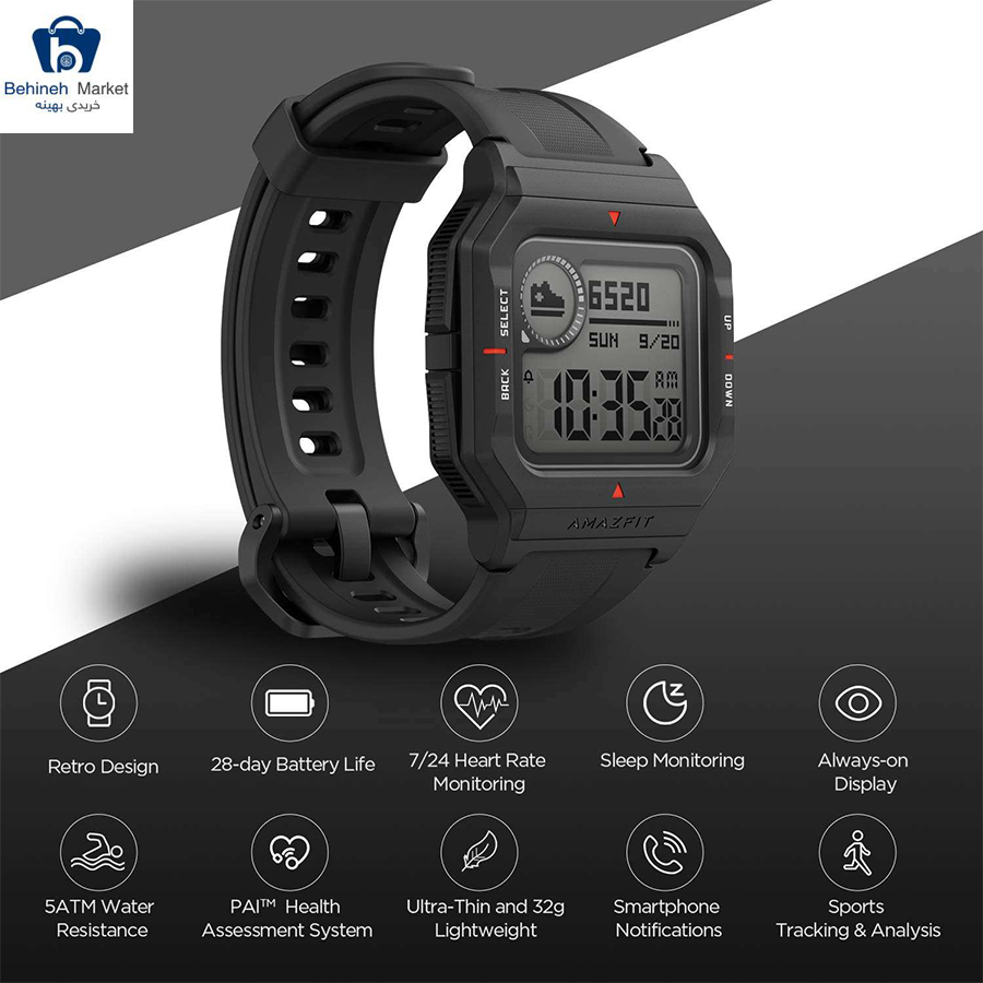مشخصات، قیمت و خرید ساعت هوشمند امیزفیت مدل Neo