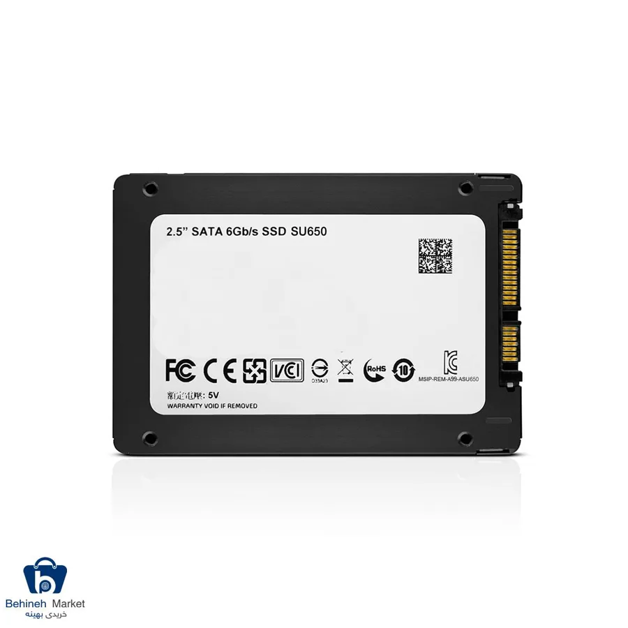 اس اس دی اینترنال ای دیتا مدل SU650 ظرفیت 480 گیگابایت