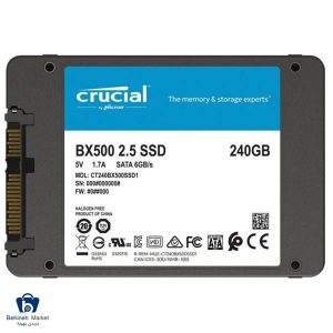 مشخصات، قیمت و خرید SSD اینترنال کروشیال مدل BX500 240GB