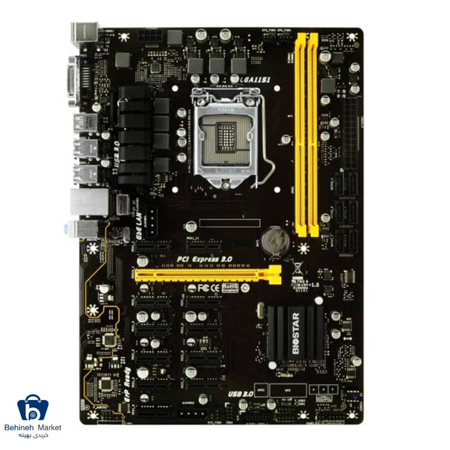 مادربرد بایوستار مدل TB250-BTC Pro