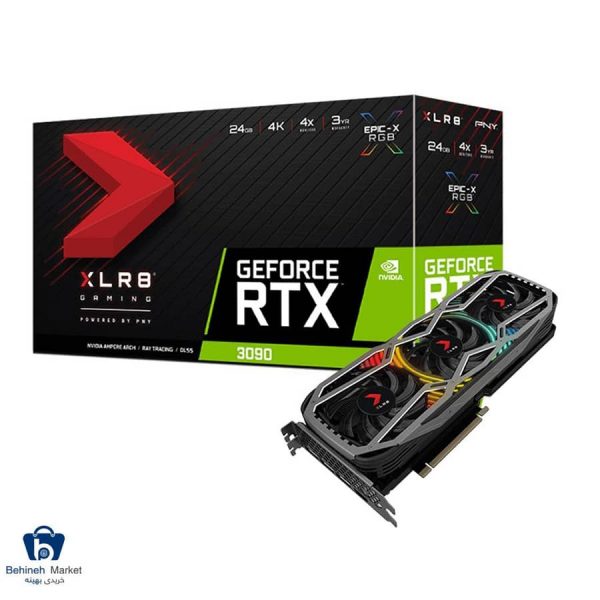 مشخصات، قیمت و خرید کارت گرافیک پی‌ا‌ن‌وای مدل GeForce RTX 3090 24GB XLR8