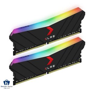 مشخصات، قیمت و خرید رم دسکتاپ پی‌ان‌وای مدل XLR8 RGB 16GB-DDR4-3200MHz-CL16-Dual Channel