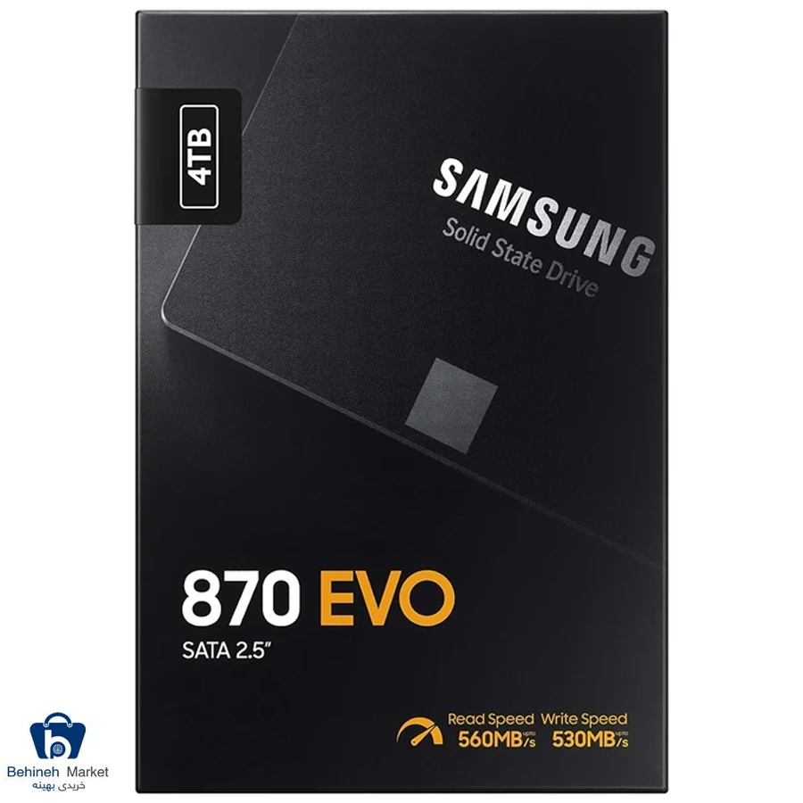 اس اس دی اینترنال سامسونگ مدل EVO 870 ظرفیت 4 ترابایت