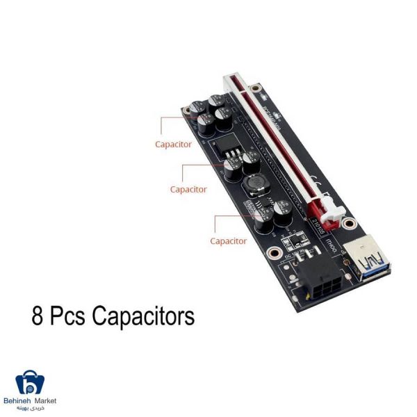 مشخصات، قیمت و خرید رایزر کارت گرافیک تبدیل PCI EXPRESS X1 به X16 مدل 009s PLUS