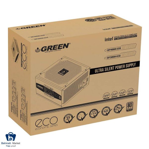 مشخصات، قیمت و خرید منبع تعذیه کامپیوتر مدل GP400A-ECO