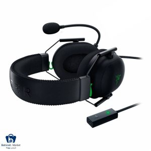 هدست گیمینگ ریزر BlackShark V2 + USB Sound Card