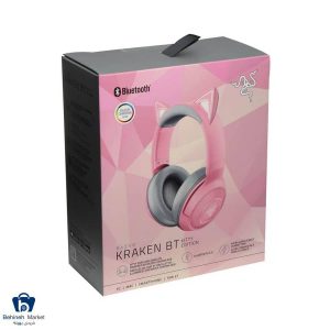 مشخصات، قیمت و خرید هدفون مخصوص بازی بی سیم ریزر مدل Kraken BT Kitty Edition Quartz