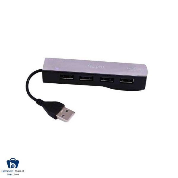 مشخصات، قیمت و خرید هاب 4 پورت USB 2.0 رویال مدل RH-428