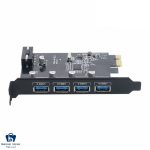 مشخصات، قیمت و خرید هاب USB 3.0 چهار پورت PCI-E اوریکو مدل PVU3-4P-V1