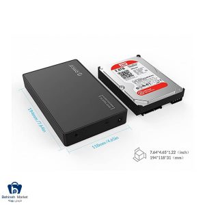 مشخصات، قیمت و خرید باکس هارد 3.5 اینچ اوریکو مدل 3588C3 Type-C