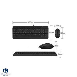 کیبورد و موس ایفورتک F1512