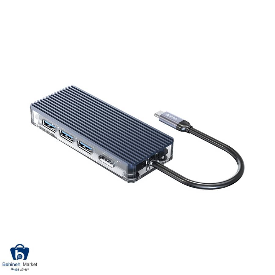 هاب 6 پورت USB-C اوریکو WB-6TS