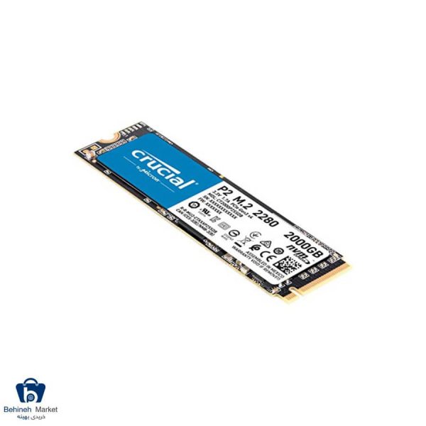 مشخصات، قیمت و خرید اس اس دی اینترنال کروشیال مدل P2 NVMe PCIe M.2 2280 با ظرفیت 2TB