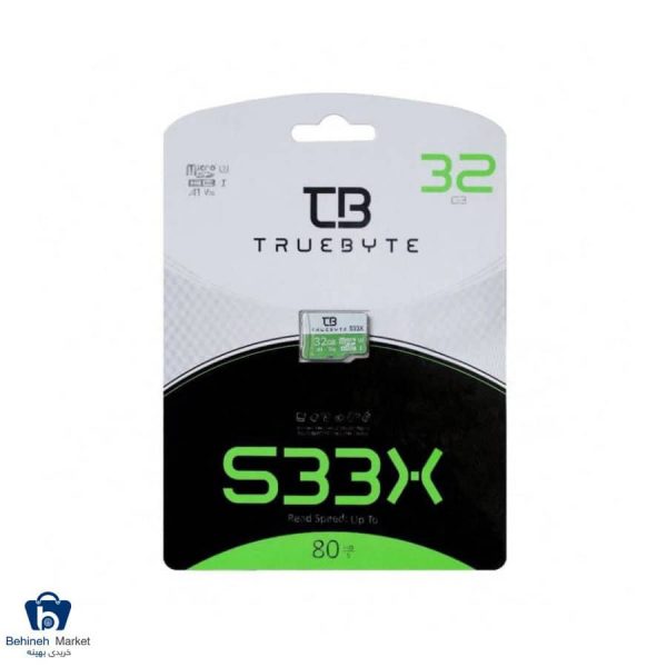 مشخصات، قیمت و خرید کارت حافظه تروبایت مدل microSD HC 533X-A1-V30 32GB