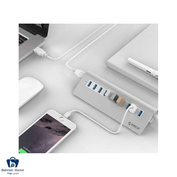 مشخصات، قیمت و خرید هاب USB 3.0 ده پورت اوریکو مدل M3H10-V1
