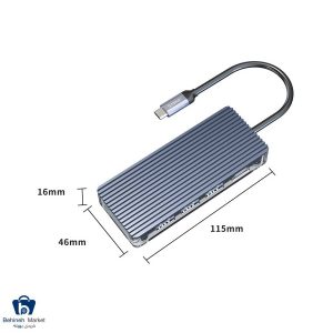 قیمت هاب 6 پورت USB-C اوریکو WB-6TS
