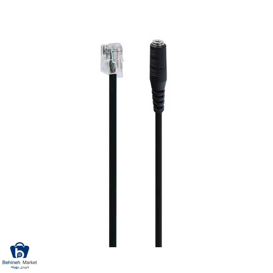 مشخصات، قیمت و خرید کابل تبدیل RJ9 به جک ۳٫۵ میلی متری تسکو مدل TCRA1401