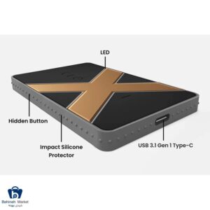 مشخصات حافظه اس اس دی اکسترنال امن هوشمند رایبد Clexi 128GB