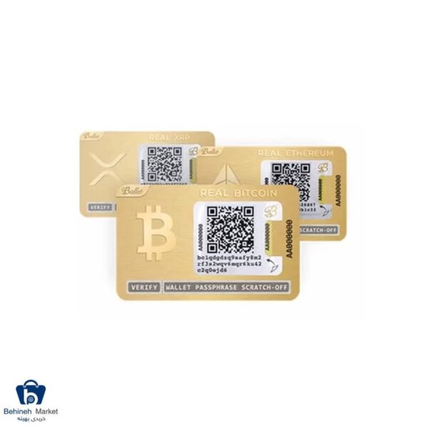 قیمت کیف پول سخت افزاری بلت Ballet Gold Plated