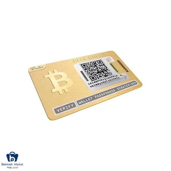 مشخصات، قیمت و خرید کیف پول سخت افزاری بلت مدل Gold Plated