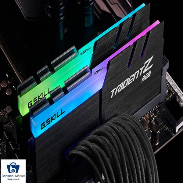 مشخصات، قیمت و خرید رم دسکتاپ DDR4 دو کاناله 3200 مگاهرتز CL16 جی.اسکیل سری TRIDENT Z RGB 32GB