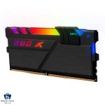 مشخصات، قیمت و خرید رم دسکتاپ DDR4 دوکاناله 4000 مگاهرتز CL18 ژل مدل EVO-X2 RGB 16GB