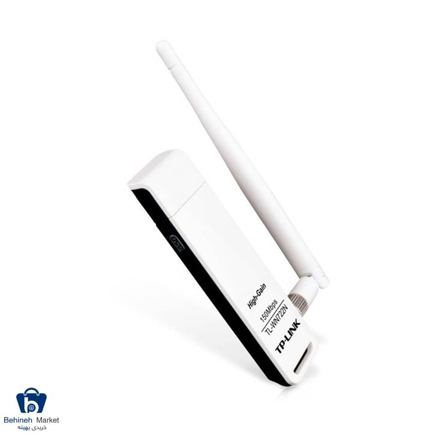 کارت شبکه USB و بی‌سیم تی پی لینک مدل TL-WN722N