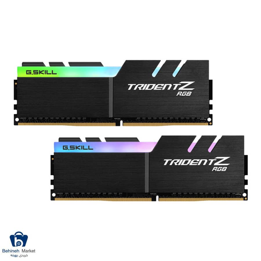 رم دسکتاپ DDR4 دو کاناله 3200 مگاهرتز CL16 جی اسکیل سری TRIDENT Z RGB 32GB