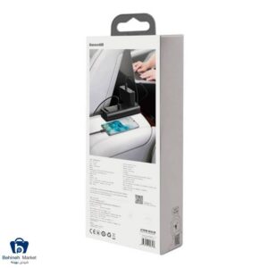 چند راهی خودرو بیسوس Baseus 180W CRNBQ-01 با سری شارژر فندکی