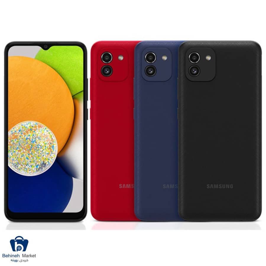 گوشی موبایل سامسونگ مدل Galaxy A03 SM-A035F/DS دو سیم‌ کارت ظرفیت 128 گیگابایت و رم 4 گیگابایت