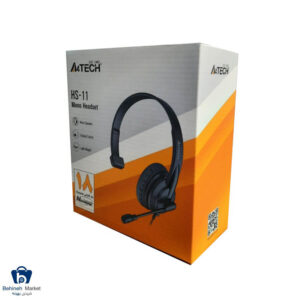 هدست سیم دار اپراتوری ایفورتک مدل HEADSET A4TECH HS-11