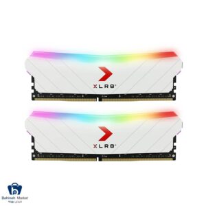 مشخصات، قیمت و خرید رم دسکتاپ DDR4 دو کاناله 3200 مگاهرتز PNY سری XLR8 Gaming EPIC-X RGB ظرفیت 32GB بسته دو عددی سفید