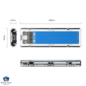 مشخصات، قیمت و خرید باکس M.2 SSD اوریکو مدل TCM2M-C3