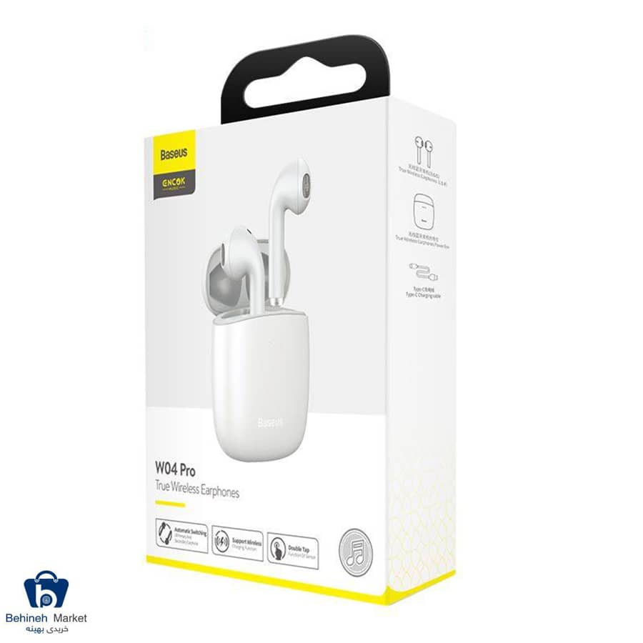 BASEUS ENCOK W04 PRO Wireless Headphones with Wireless Charging case