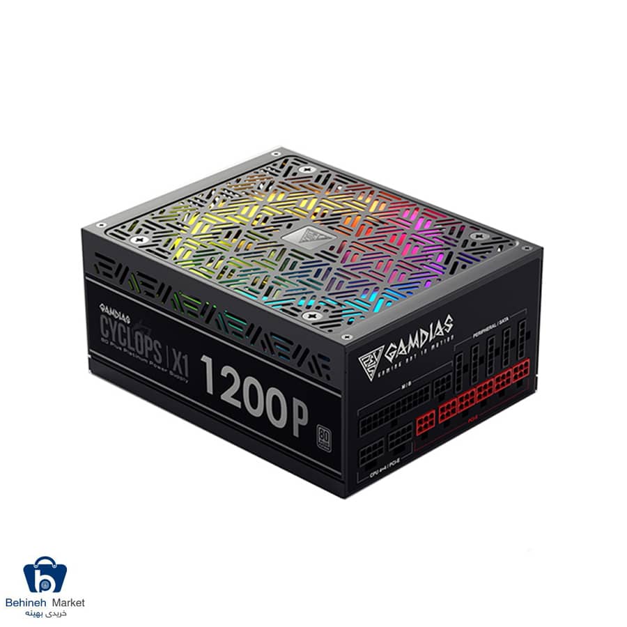 منبع تغذیه کامپیوتر گیم دیاس مدل CYCLOPS X1 1200W P