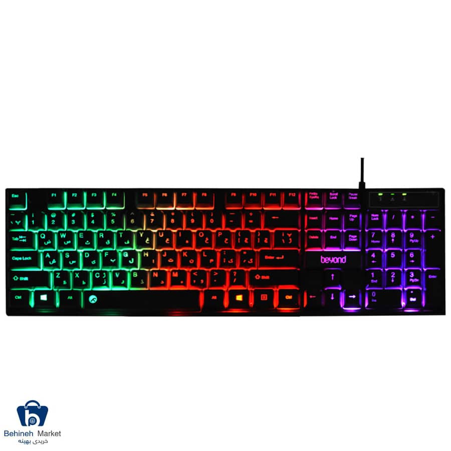 کیبورد باسیم بیاند مدل BK-7100 RGB