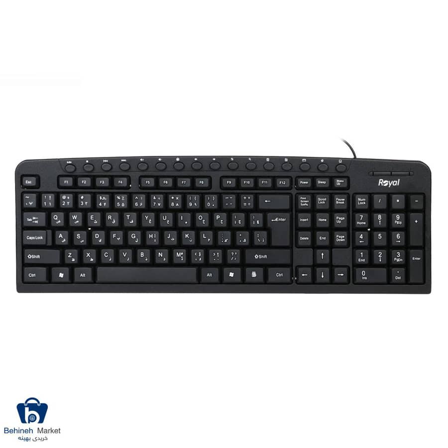 کیبورد باسیم رویال مدل R-K129