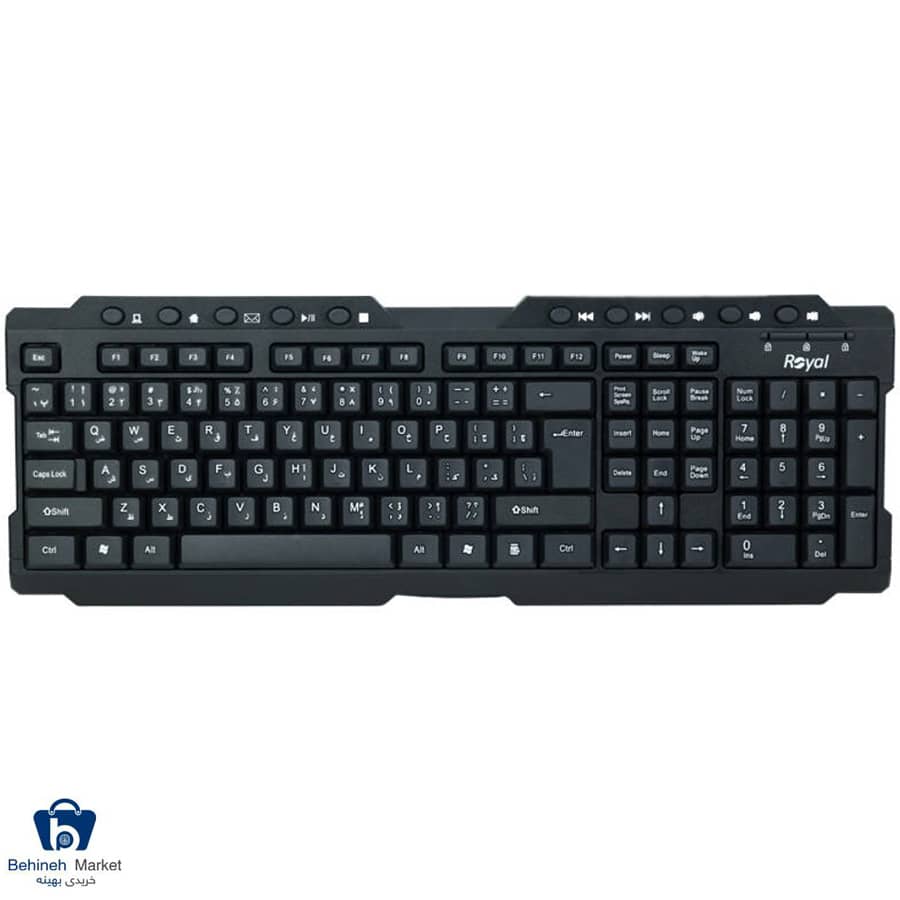 کیبورد باسیم رویال مدل R-K155