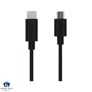 مشخصات، قیمت و خرید کابل تبدیل USB-C به microUSB کی نت مدل K-UC566 طول 1.2متر
