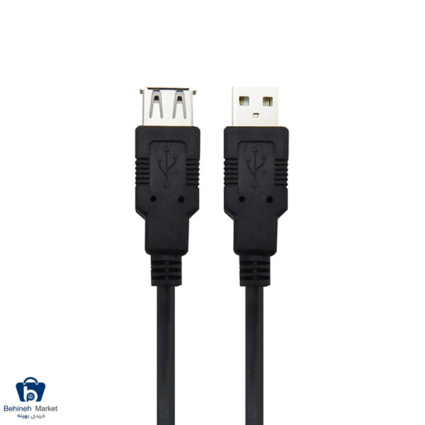 مشخصات، قیمت و خرید کابل افزایش طول 2.0 USB کی نت مدل K-UC504 طول 1.5متر