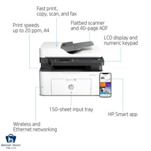 مشخصات، قیمت و خرید پرینتر چندکاره لیزری اچ پی مدل Laser MFP 137fnw
