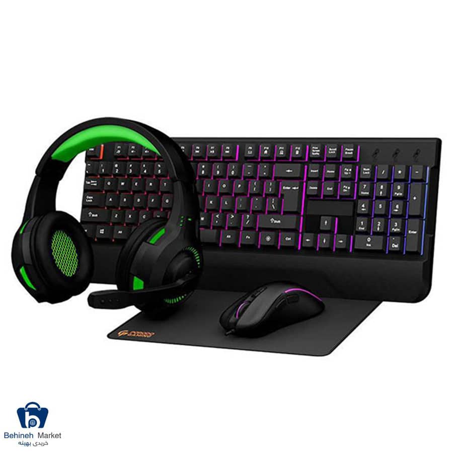 ست کیبورد، هدست، ماوس و پد ماوس گیمینگ پرودو مدل PDX213
