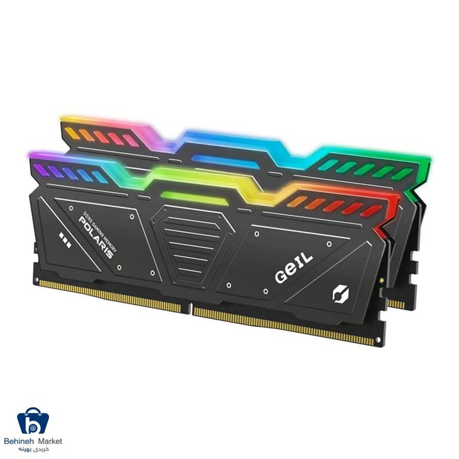 رم دسکتاپ گیل مدل POLARIS RGB DDR5 5200Mhz CL32 ظرفیت 32 گیگابایت